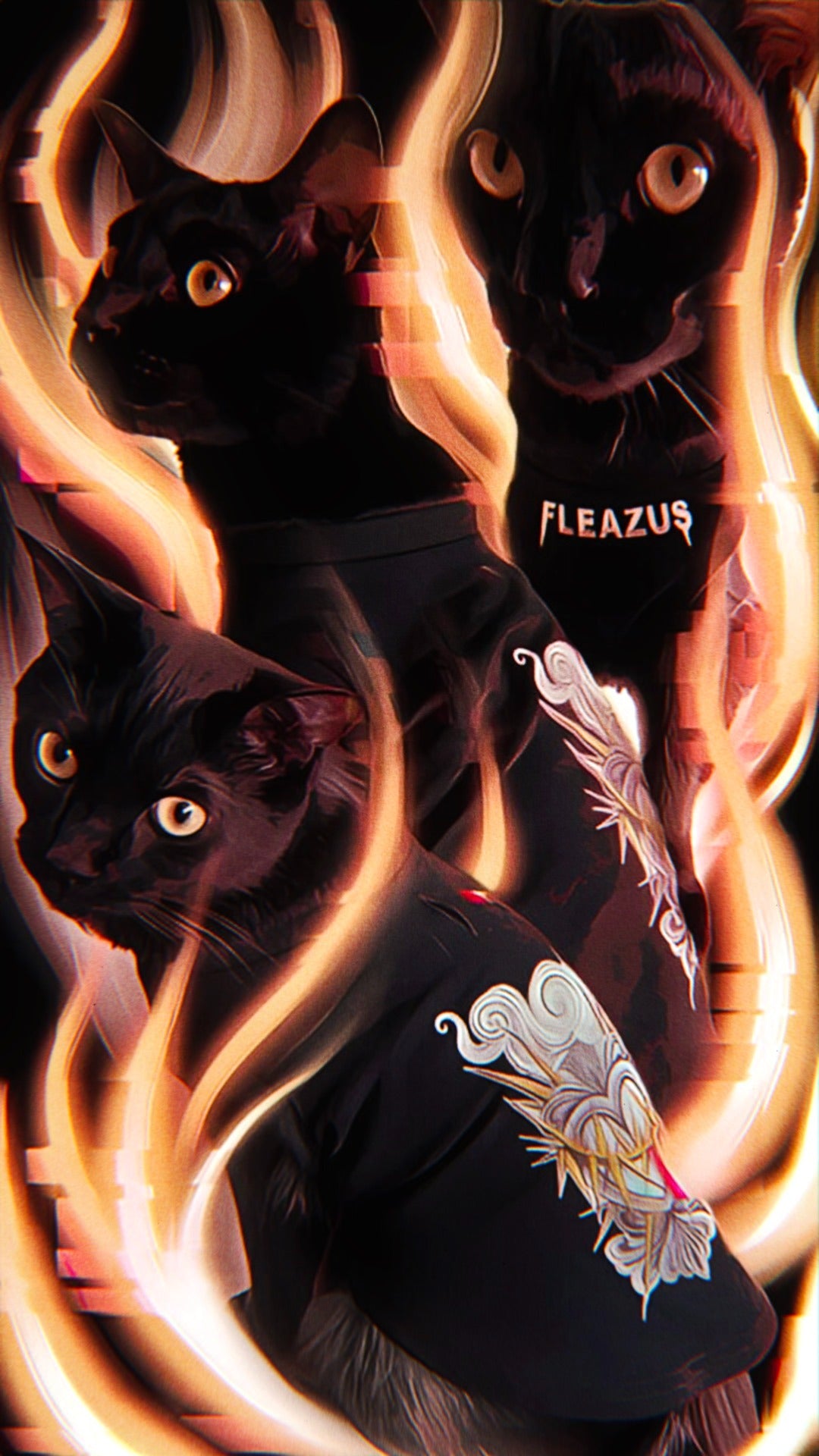FLEAZUS Pet Tee HEART image 0