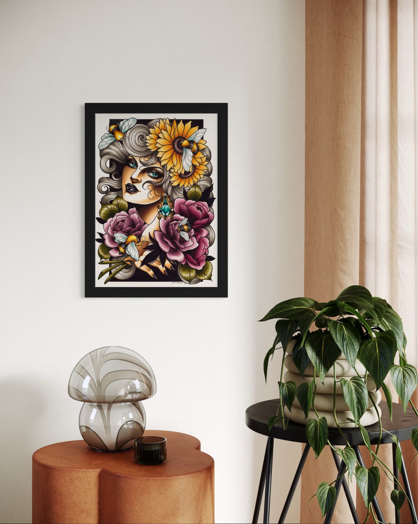 Bee Babe A3 Print