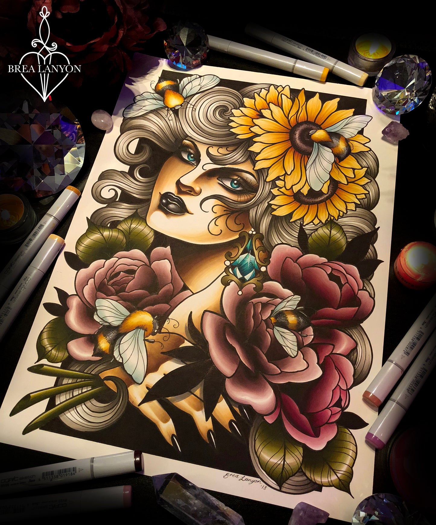 Bee Babe A3 Print image 1