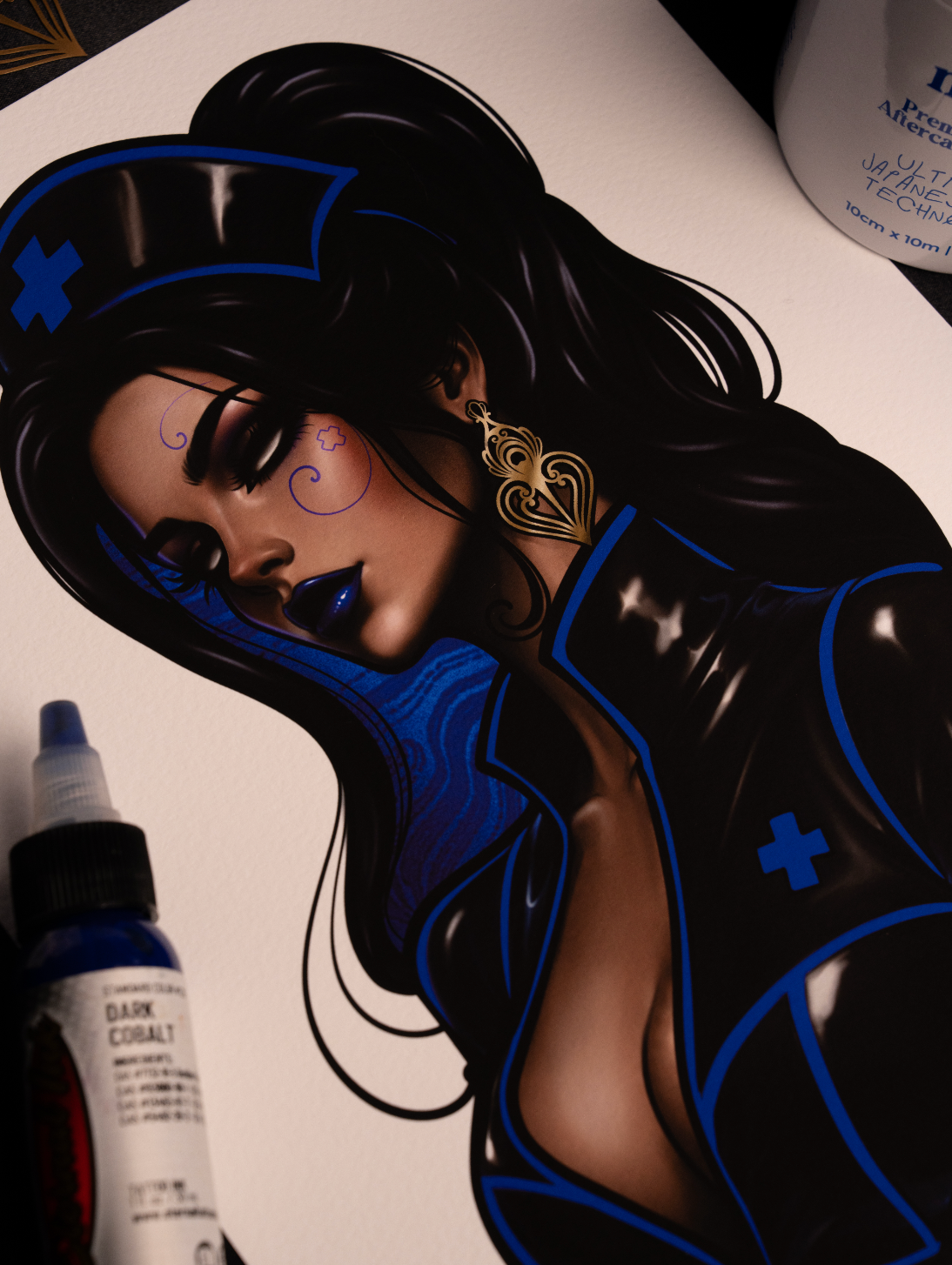 DARK COBALT Fine Art Print